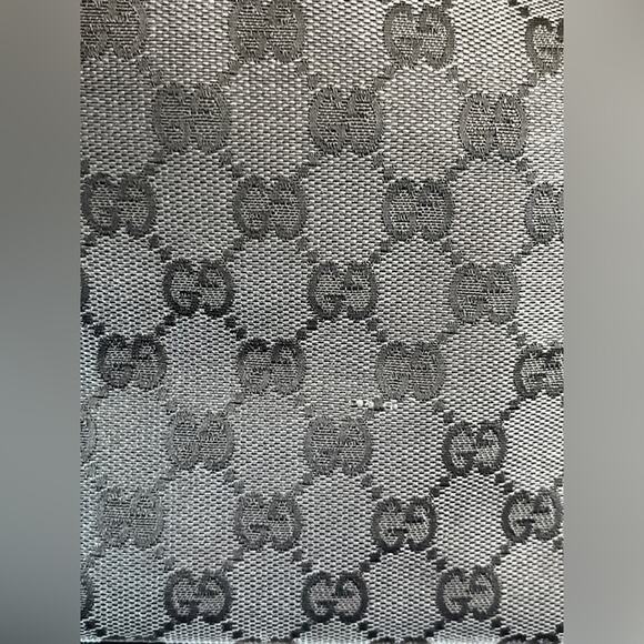 Gucci GG Monogram Bucket Bag Black Resin Ring Handles Vintage Frida Giannini - Picture 15 of 16